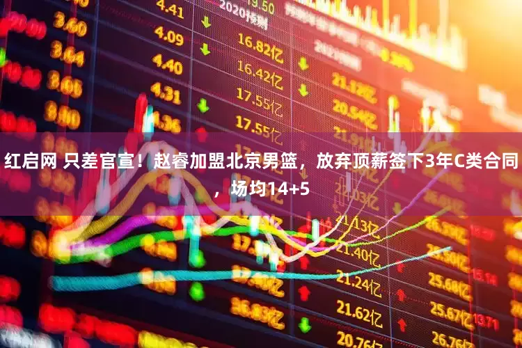 红启网 只差官宣！赵睿加盟北京男篮，放弃顶薪签下3年C类合同，场均14+5