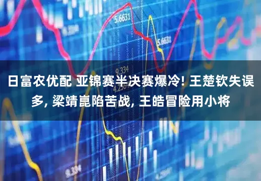 日富农优配 亚锦赛半决赛爆冷! 王楚钦失误多, 梁靖崑陷苦战, 王皓冒险用小将