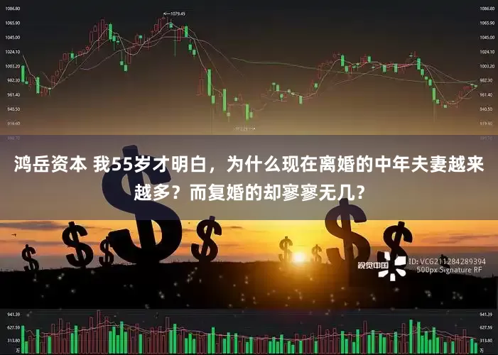 鸿岳资本 我55岁才明白，为什么现在离婚的中年夫妻越来越多？而复婚的却寥寥无几？